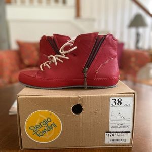 Sergio Tomani High Top Leather Sneakers